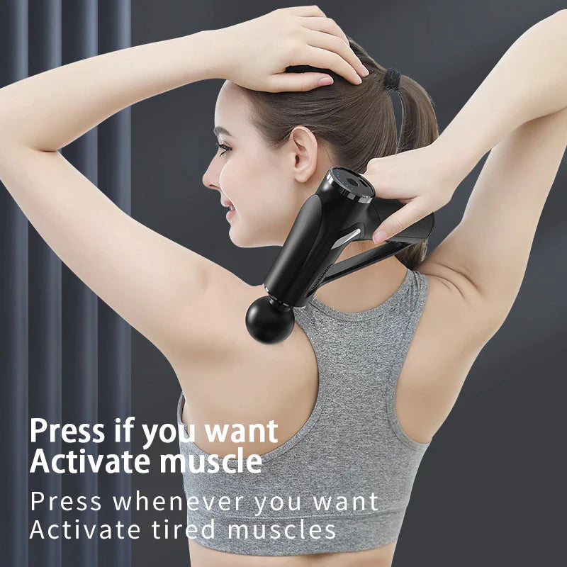 SITUOFUN Professional Deep Tissue Massage Gun with 32 Levels for Neck, Back, and Body Muscle Relief and Relaxation