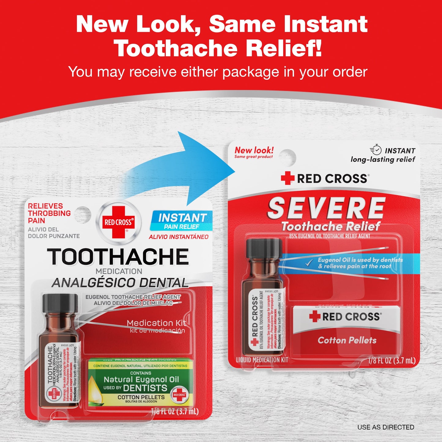 Toothache Medicine Kit, Instant Pain Relief of Throbbing Toothache, 1/8 (.125) Fl Oz