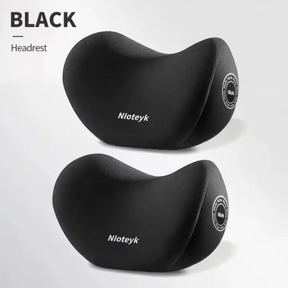 Car Neck Cushion Memory Foam Car Lumbar Support for Car Supplies Universal Neck Pillow Waist Cushion Car Seat Car Assesories