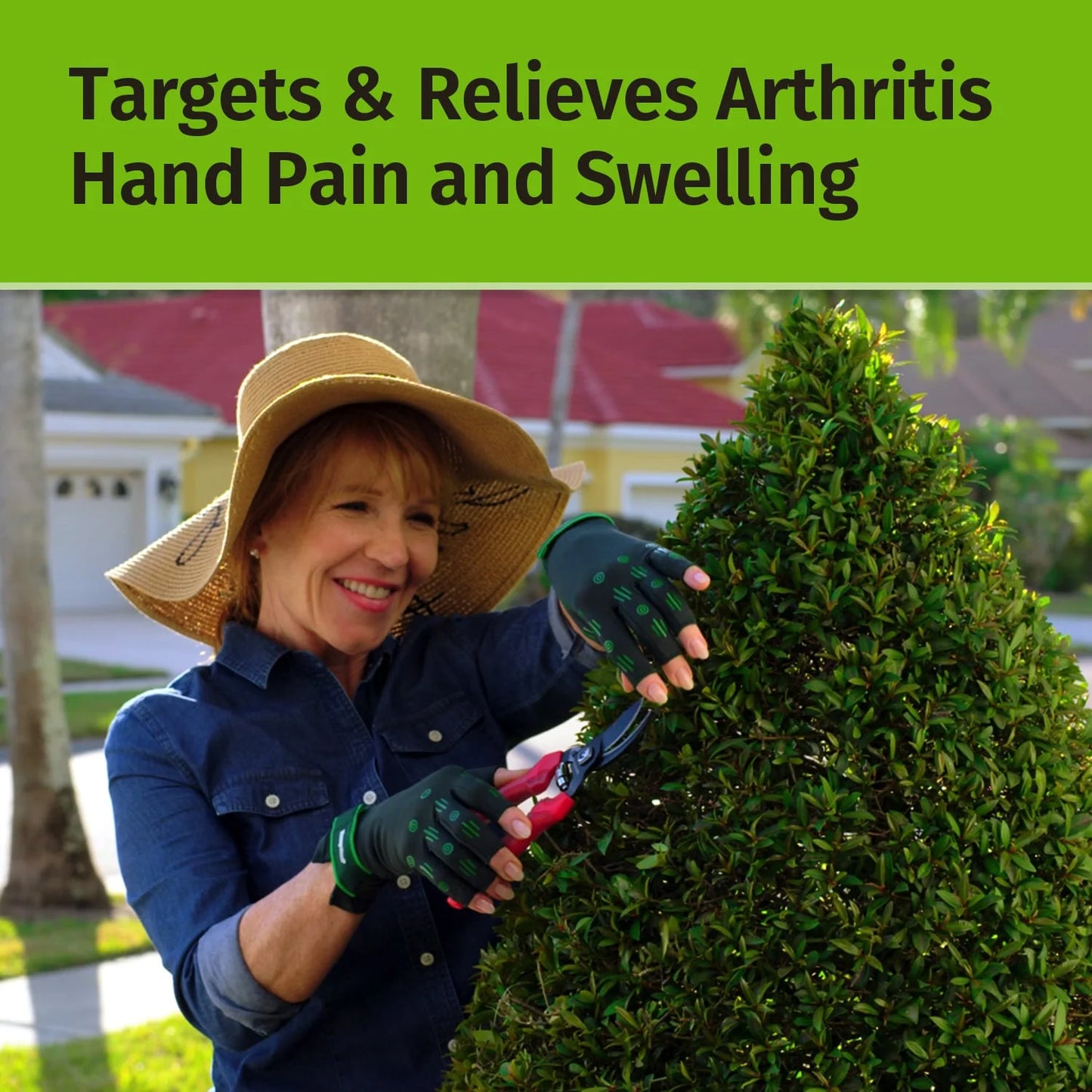 Green Relief Arthritis Gloves
