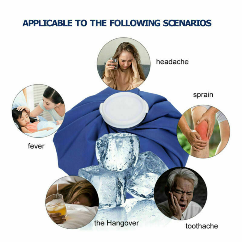 Ultimate 3-Piece Reusable Ice Bag Set for Knee & Neck Pain Relief - Perfect for Sports Injuries and Headaches