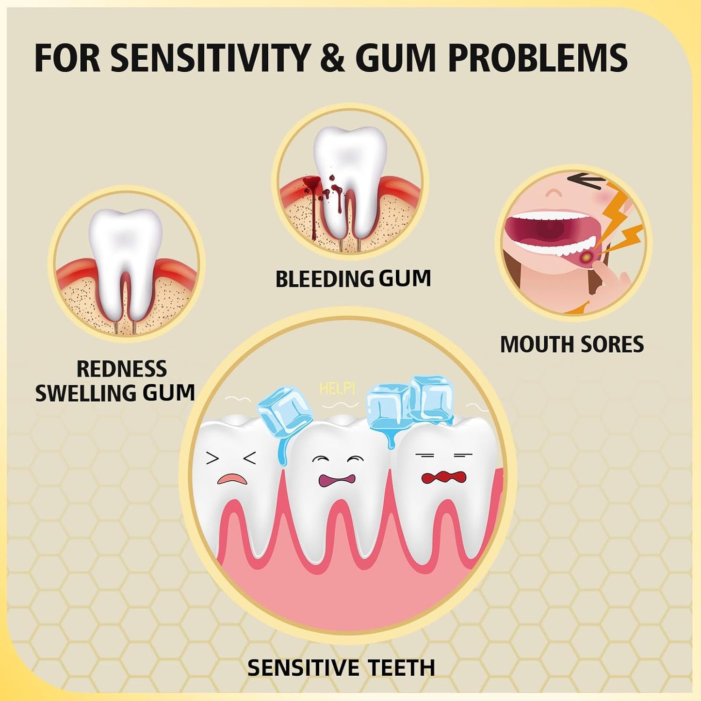 Transform Your Oral Care Routine with Bee Wasp Venom Multi-Peptides Toothpaste - Effective Treatment for Bleeding Gums, Gingivitis, and Sensitive Teeth - 3.7 OZ