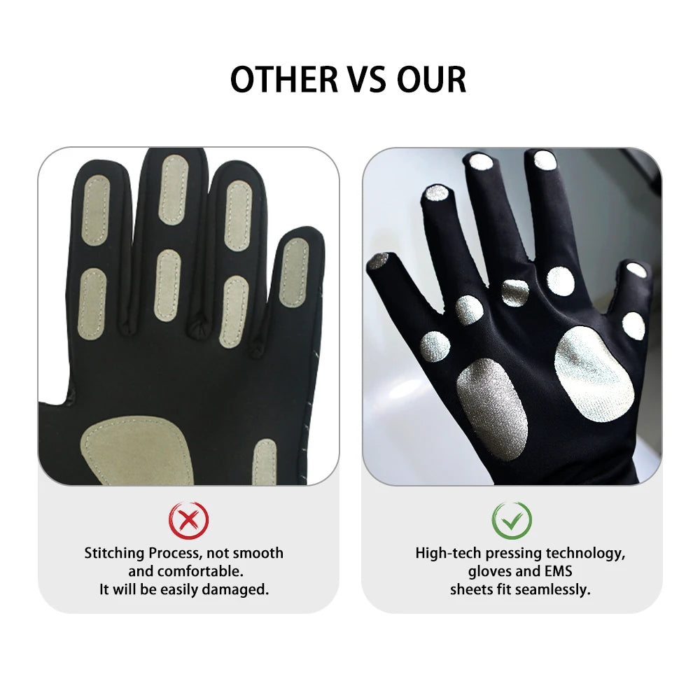 EMS Gloves Massage Stimulate Pain Relief Improves Blood Circulation Muscle Recovery Skin Health Improvement Muscle Relaxation