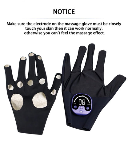 EMS Gloves Massage Stimulate Pain Relief Improves Blood Circulation Muscle Recovery Skin Health Improvement Muscle Relaxation