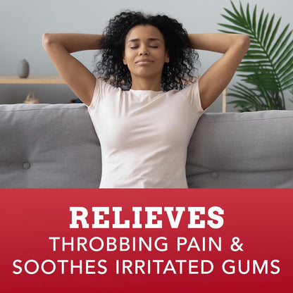 3X for Toothache & Gum Pain: Maximum Gel Tube 0.42Oz - from #1 Oral Pain Relief Brand -  for Instant Pain Relief