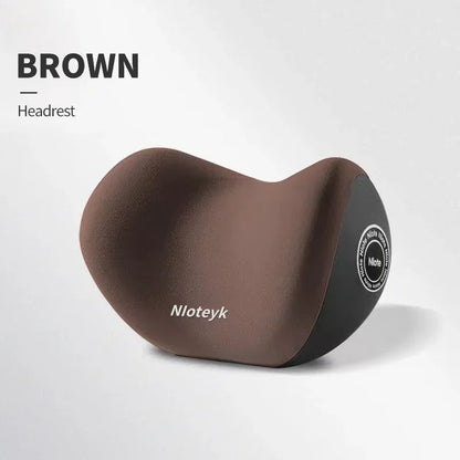 Car Neck Cushion Memory Foam Car Lumbar Support for Car Supplies Universal Neck Pillow Waist Cushion Car Seat Car Assesories