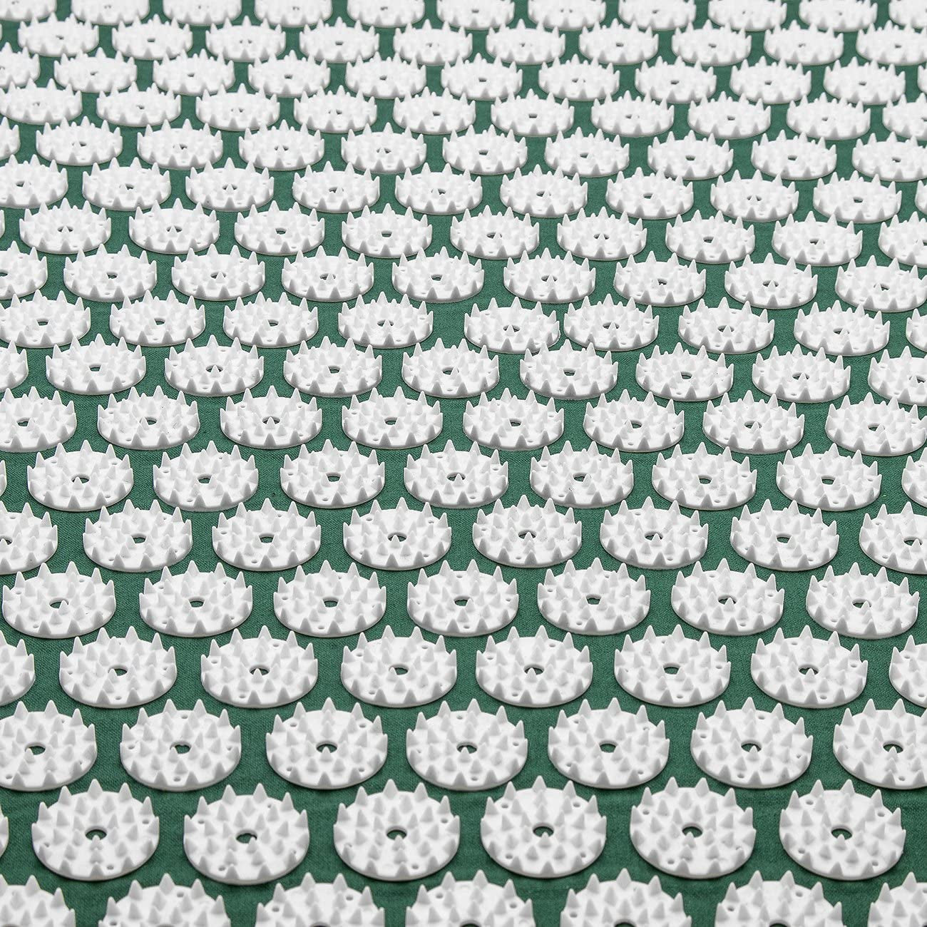 Sivan Back and Neck Pain Relief Acupressure Mat and Pillow Set, Chronic Back Pain Treatment - Relieves Your Stress of Lower Upper Back and Sciatic Pain - Green
