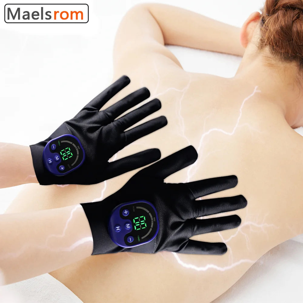 EMS Gloves Massage Stimulate Pain Relief Improves Blood Circulation Muscle Recovery Skin Health Improvement Muscle Relaxation