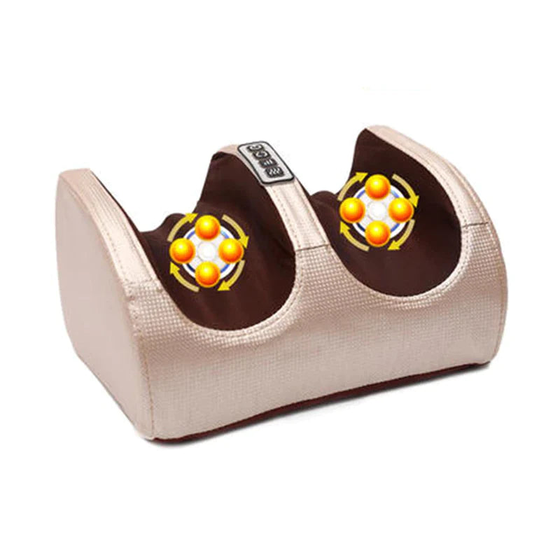 Indulge in Ultimate Relaxation with the Electric Foot Massager - Shiatsu Heating Therapy for Pain Relief and Muscle Relaxation