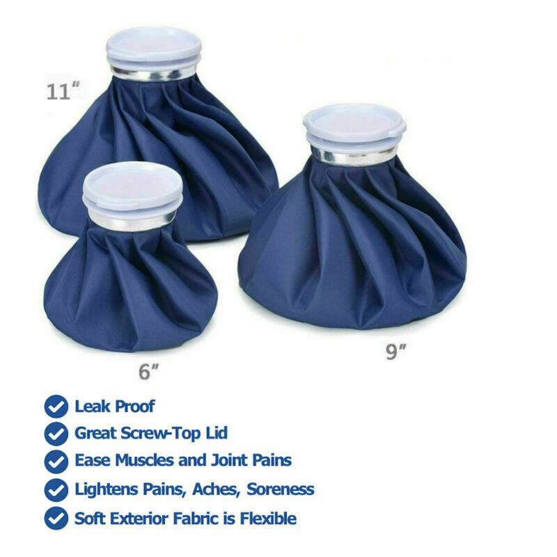 Ultimate 3-Piece Reusable Ice Bag Set for Knee & Neck Pain Relief - Perfect for Sports Injuries and Headaches