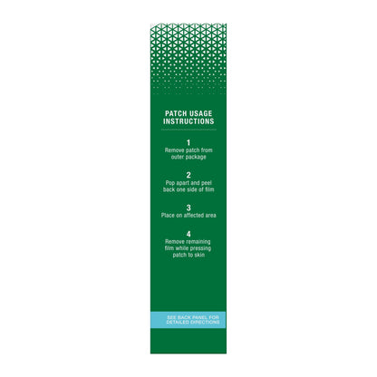Pain Relief Patches, Back Knee Muscle Joint and Arthritis Pain Relievers, Menthol, 5 Count