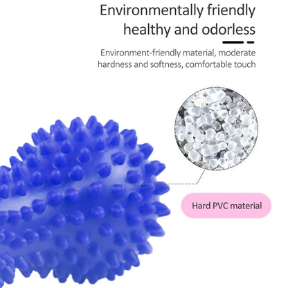 Peanut Ball, Foot Massager Ball, Spiky Massage Ball, Deep Point Massage Heel Foot Arch Pain, Plantar Fasciitis, Neck Pain Relief