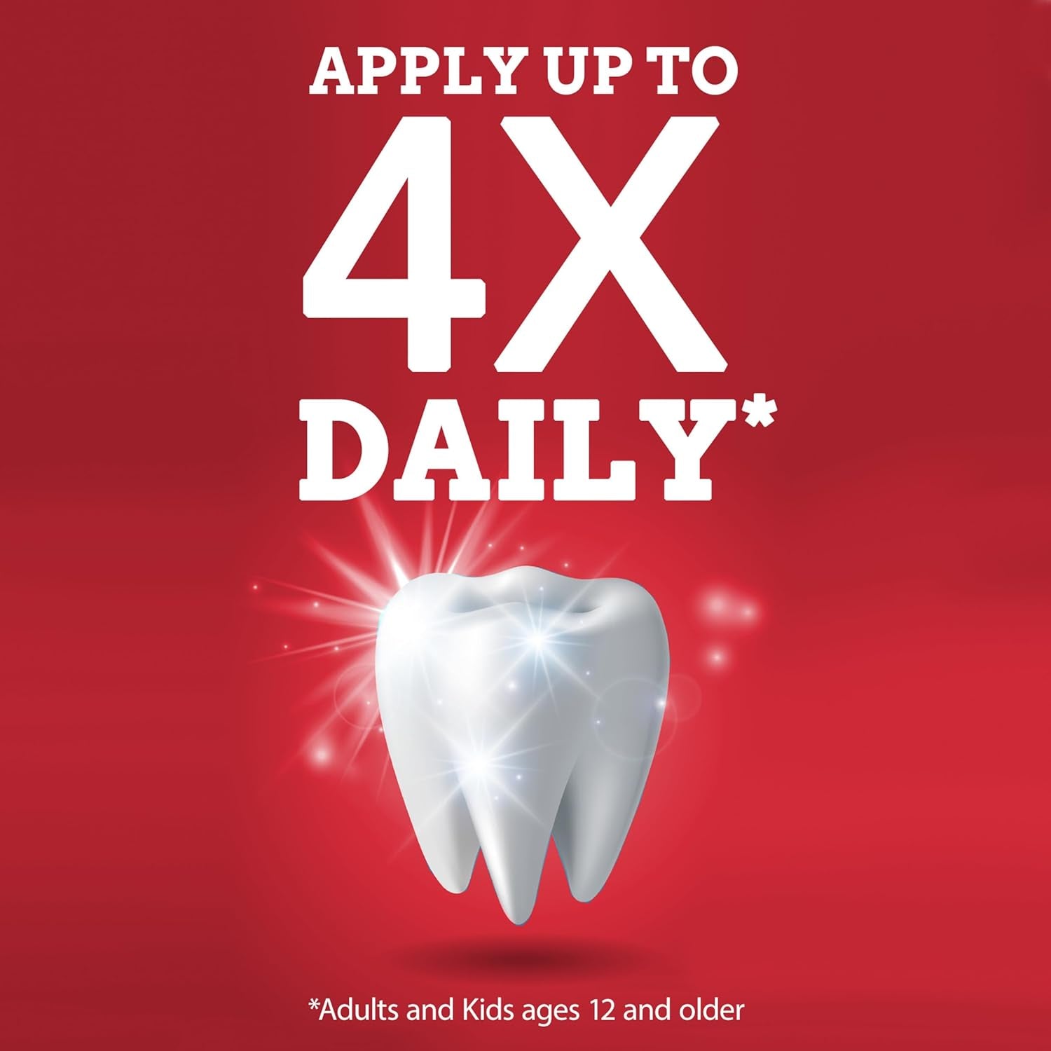 3X for Toothache & Gum Pain: Maximum Gel Tube 0.42Oz - from #1 Oral Pain Relief Brand -  for Instant Pain Relief