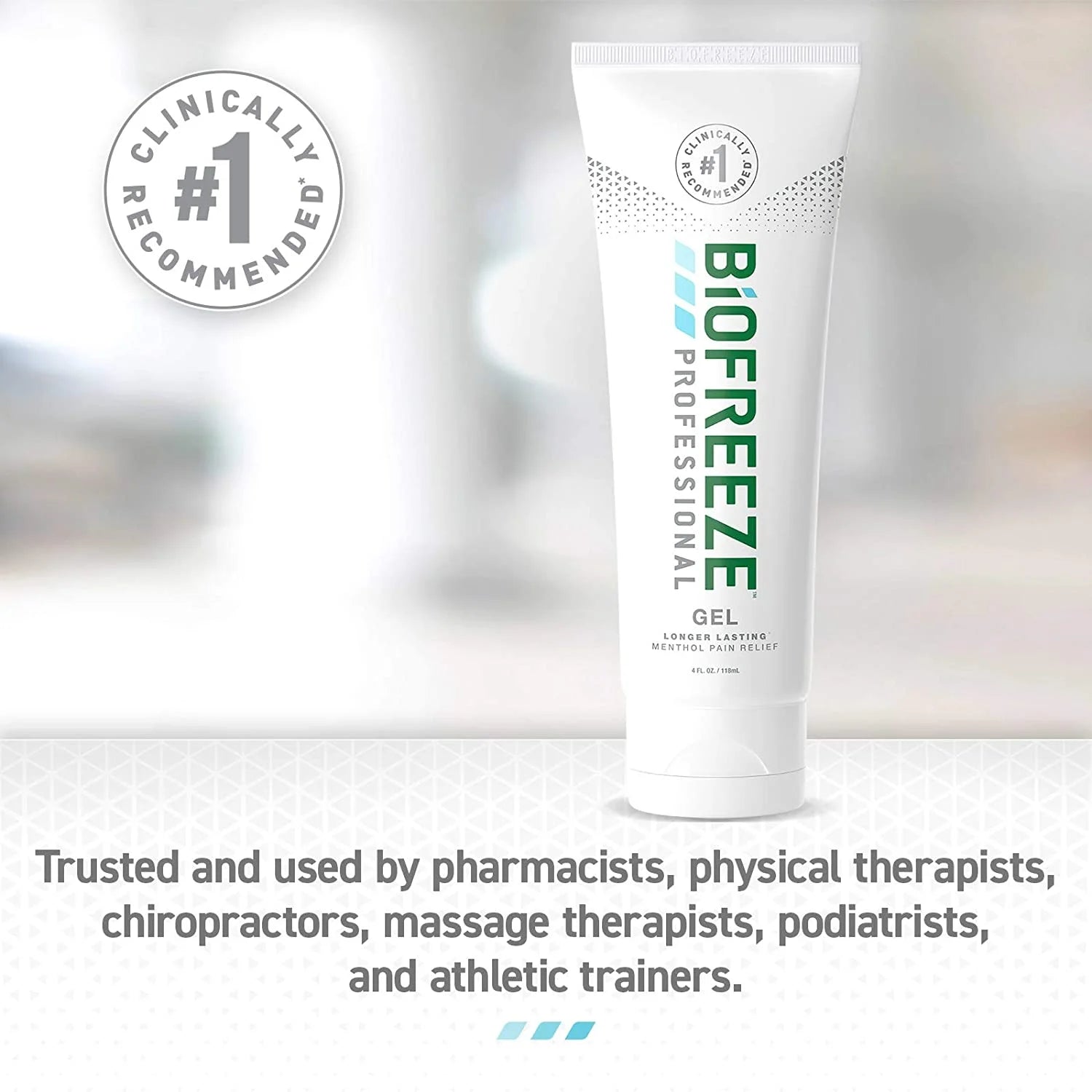 Professional Pain Relief Gel 4 Oz Tube Pack of 2